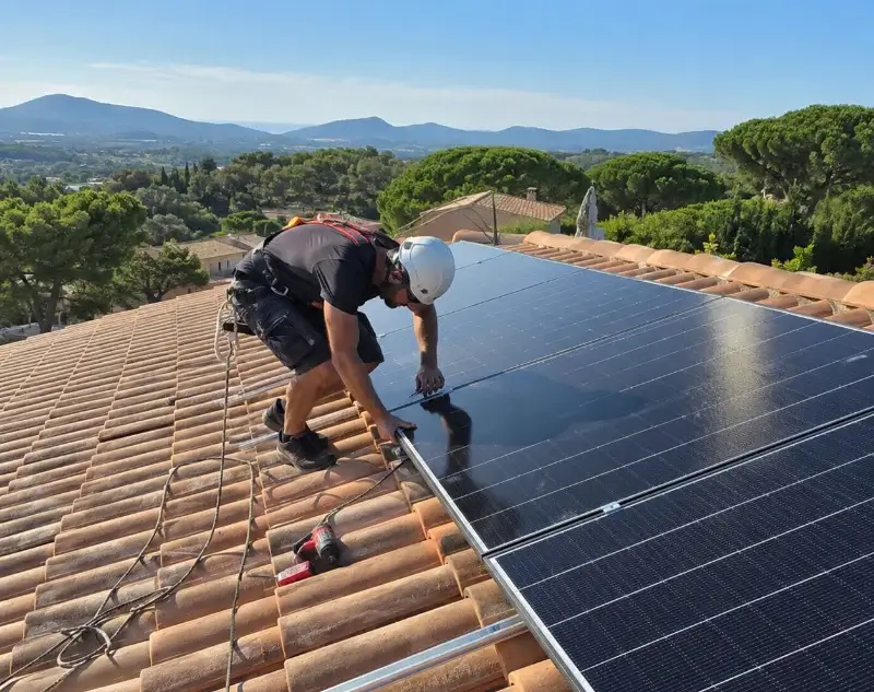 Installateur panneaux solaires Domloup — pose photovoltaïque sur toiture