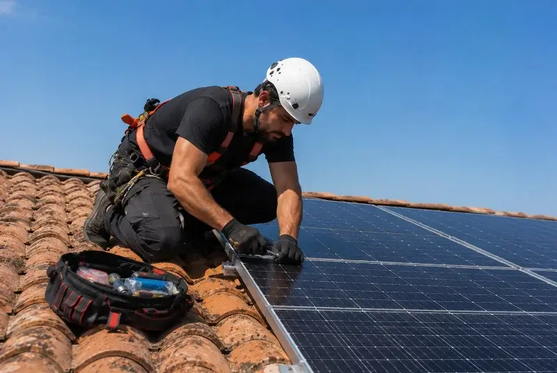 Maintenance et monitoring de panneaux solaires à Domloup
