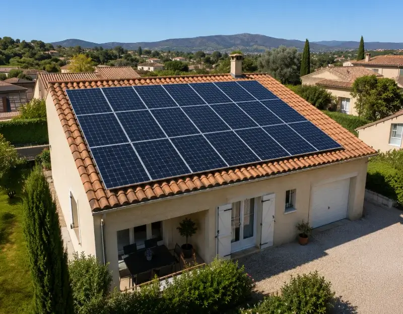 Prime à l'autoconsommation panneaux solaires Domloup — aide financière de l'État